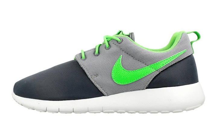 Nike Nike Roshe One Low Top Grey/Green Gs