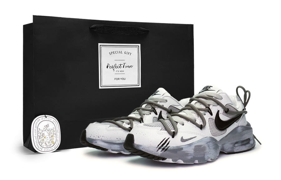 Nike Nike Air Max Fusion Slip Resistant Low top Running Shoes Women's Gray