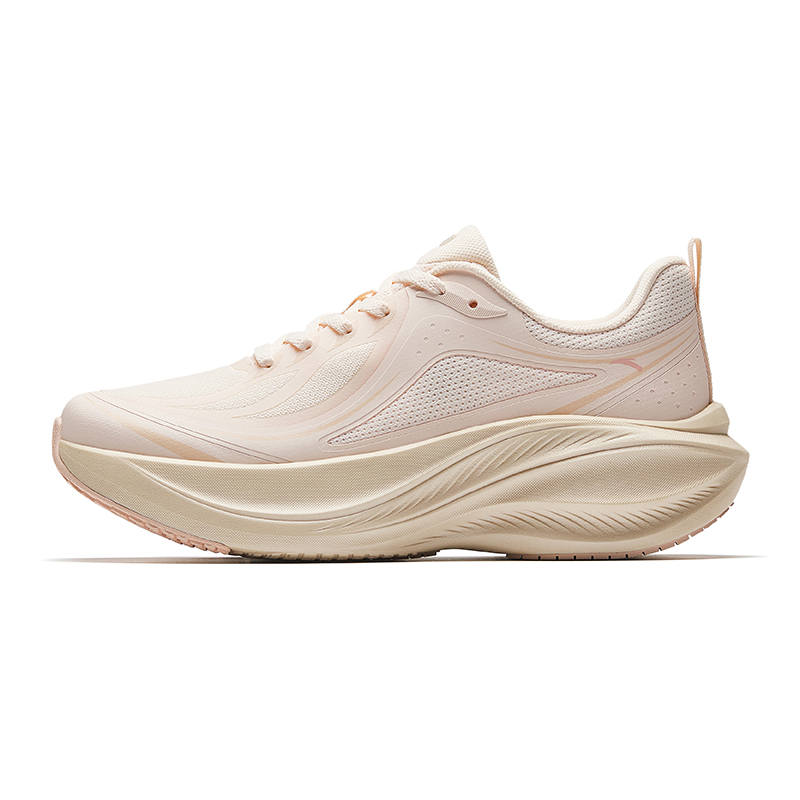 ANTA Leaf 1.0 Running Shoes Women's Low Top Creamy White