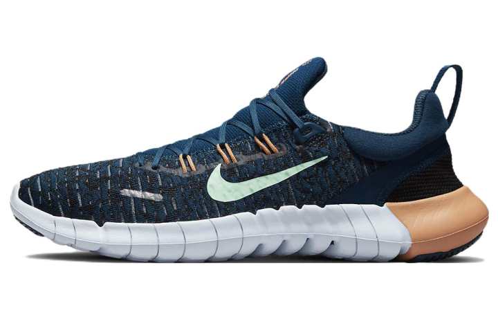 Nike Nike Free RN 5.0 Fabric Cushioning Slip Resistant Abrasion Resistant Breathable Lightweight