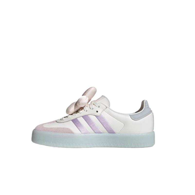 Adidas Originals SAMBAE Low top Skateboard Shoes Women's White Light Purple