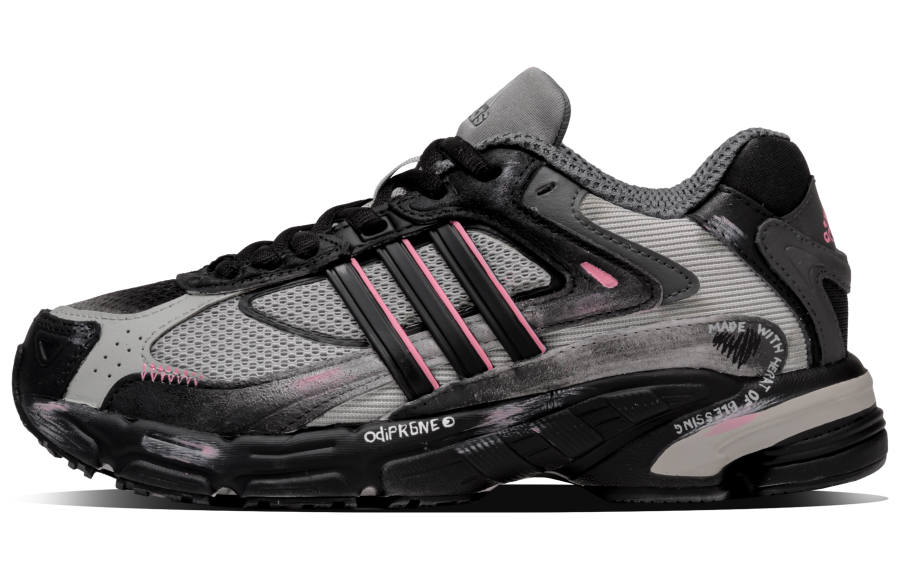 Adidas Originals Response Cl Abrasion Resistant Low top Running Shoes Unisex Black Gray