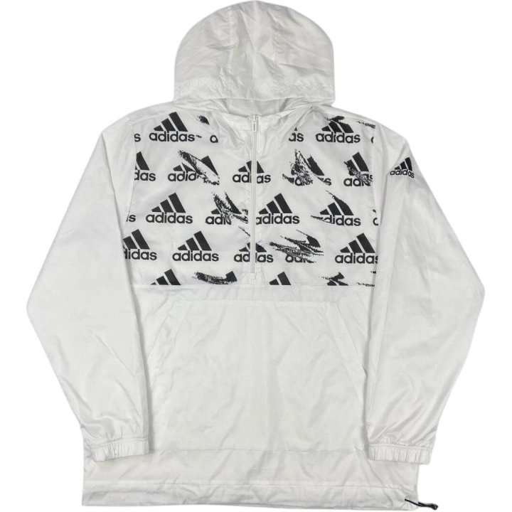 Adidas Adidas Jackets Men's White Hooded Moderate Other