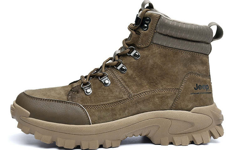 Jeep Outdoor Boots Men's Khaki
