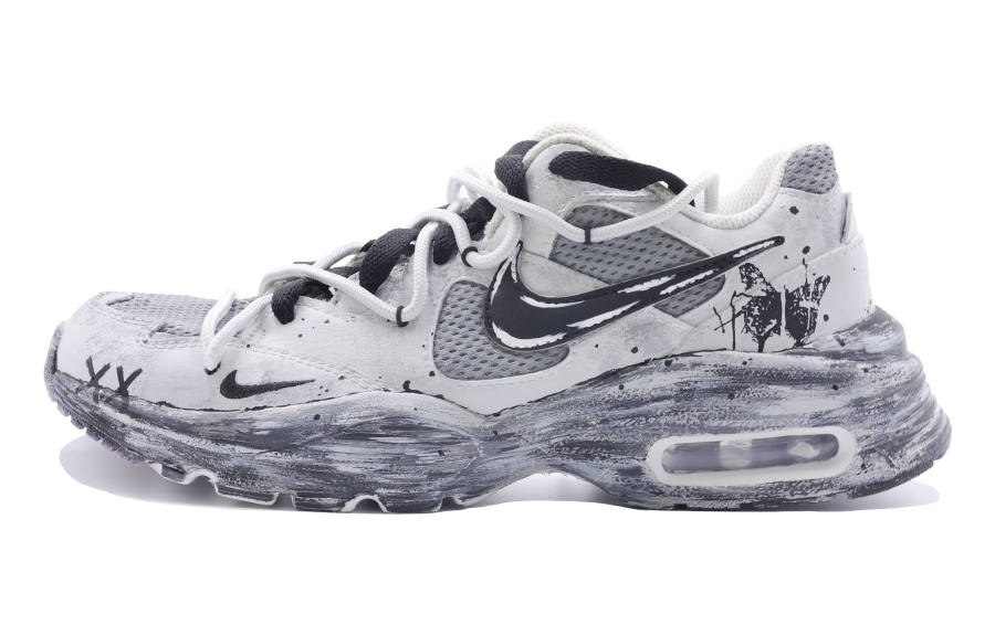 Nike Nike Air Max Fusion Cushioning Abrasion Resistant Breathable Low top Running Shoes Women's Gray