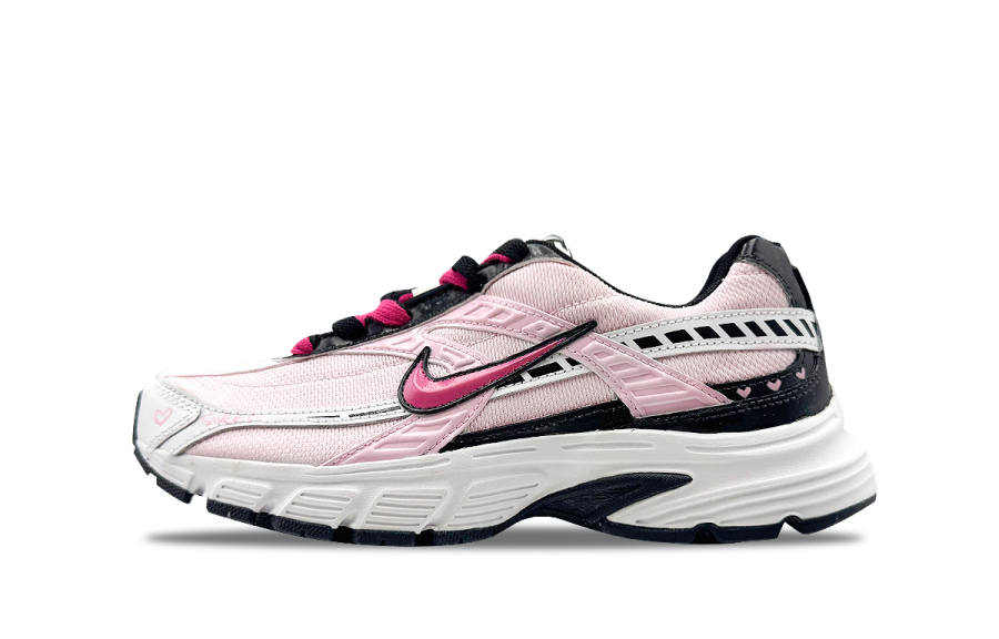 Nike Nike Initiator Cushioning Abrasion Resistant Breathable Low top Running Shoes Women's Black Pink