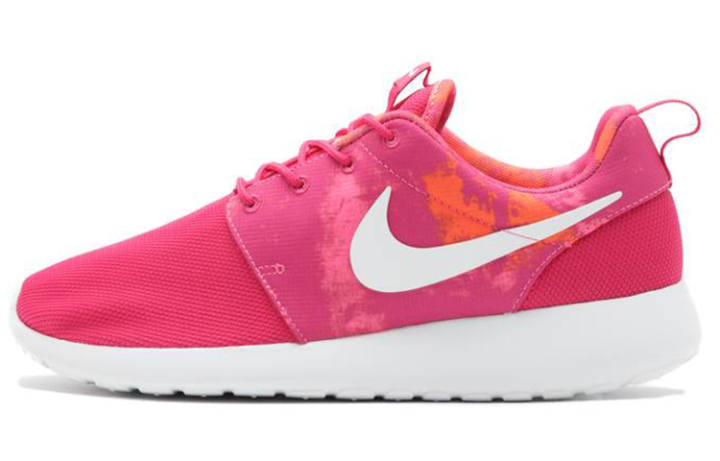 Nike Nike Rosherun Print Fireberry White Women's