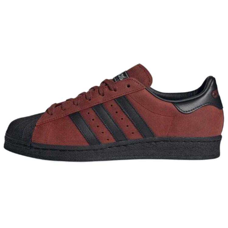 Adidas Originals Superstar 82 Abrasion Resistant Abrasion Resistant Low top Skateboard Shoes Unisex Red