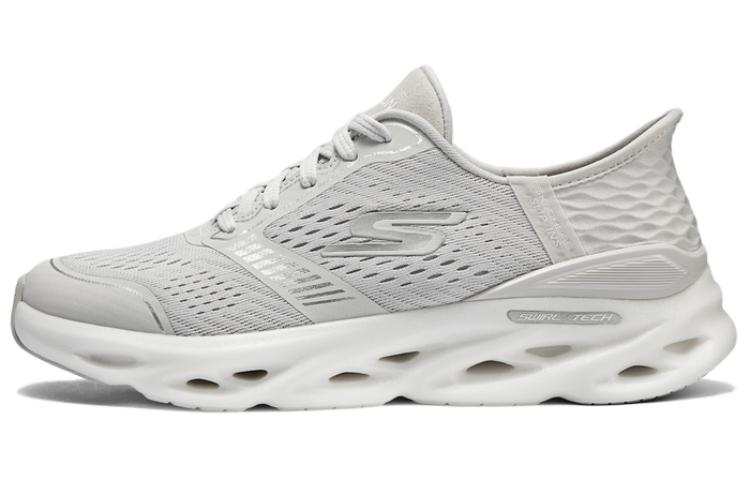 Skechers Cushioning, Wear Resistant Low top Running Shoes Women's Gray Silver