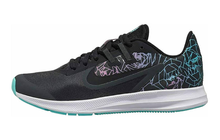 Nike Nike Downshifter 9 Rebel 'Black White Blue' Gs