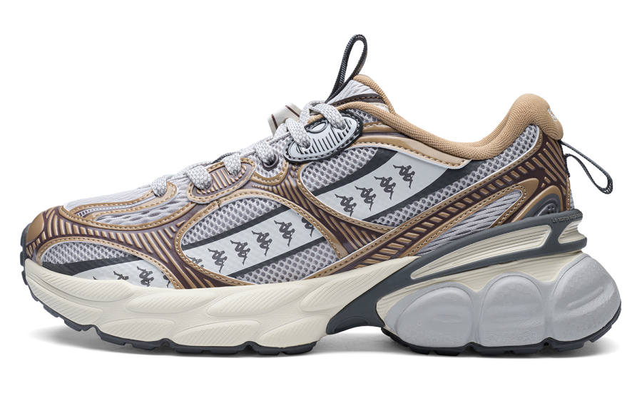 Kappa Low top Running Shoes Men's Gray Brown