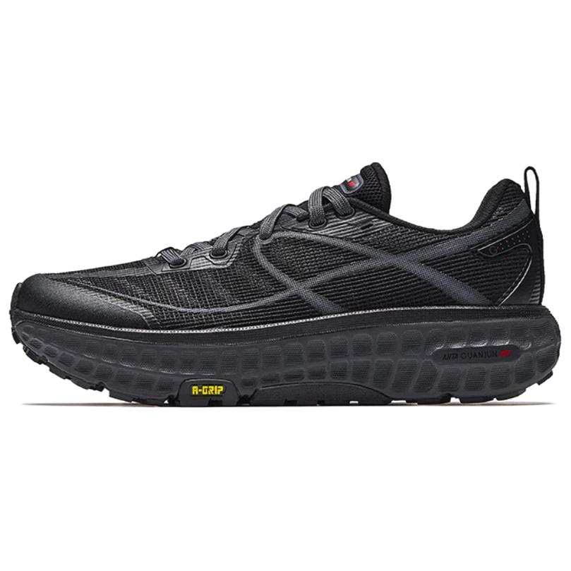 Anta Breathable And Slip Resistant Breathable And Slip Resistant Low top Casual Running Shoes Women's Black