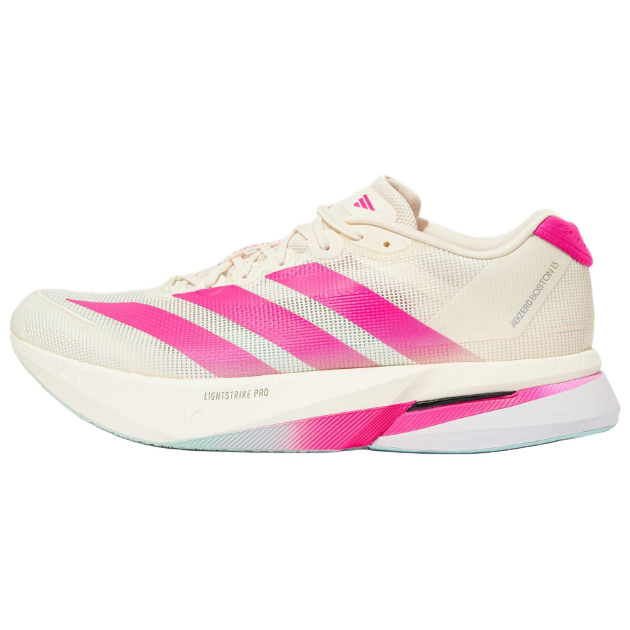 Adidas Adidas Adizero Boston 13 Breathable Low top Training Racing Running Shoes Unisex Jade White