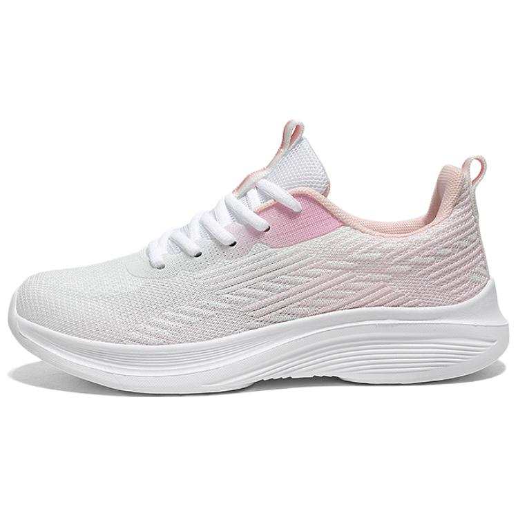 BIANSULONG Cushioning, Wear Resistant Low top Casual Running Shoes Women's White Pink