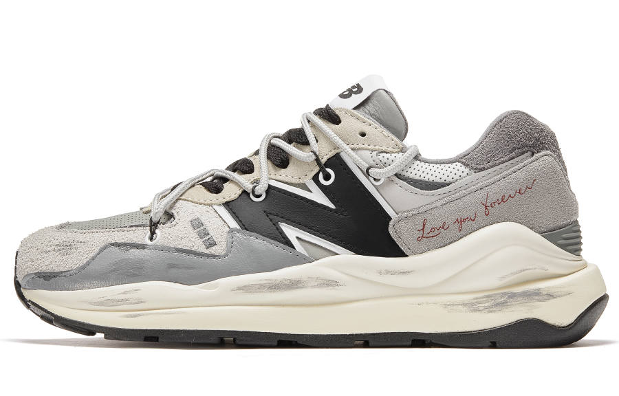 New Balance New Balance Cushioning Slip Resistant Low top Running Shoes Unisex Gray White