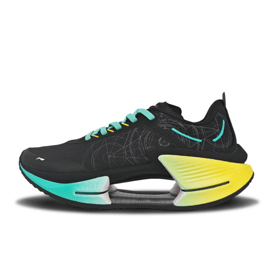 Li-Ning Li Ning Shadow 3 Essential Cushioning Slip Resistant Abrasion Resistant Low top Casual Running Shoes Men's Black