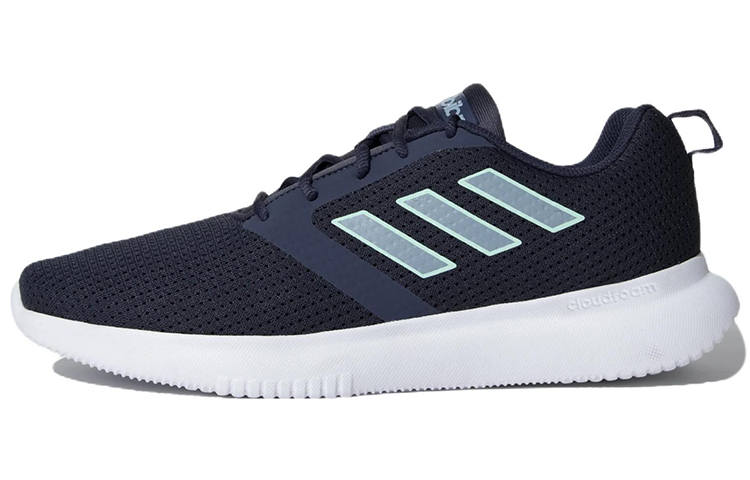 Adidas Adidas Fleecewalk Fabric Abrasion Resistant Breathable Low top Running Shoes Men's Navy Blue