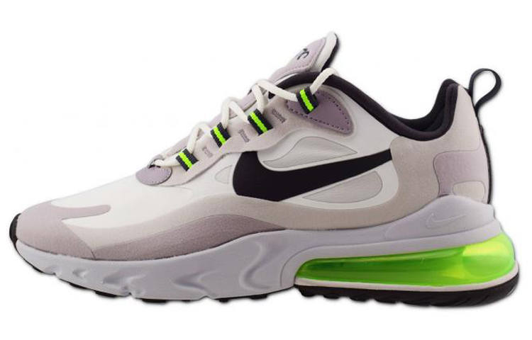Nike Nike Air Max 270 Synthetic Leather Low top Running Shoes Men's Light Purple