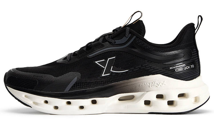 XTEP XTEP Cushioning Spin 10.0 Running Shoes Men's Low Top Black White
