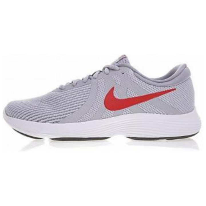 Nike Nike Revolution 4 Wolf Grey/Gym Red Stealth