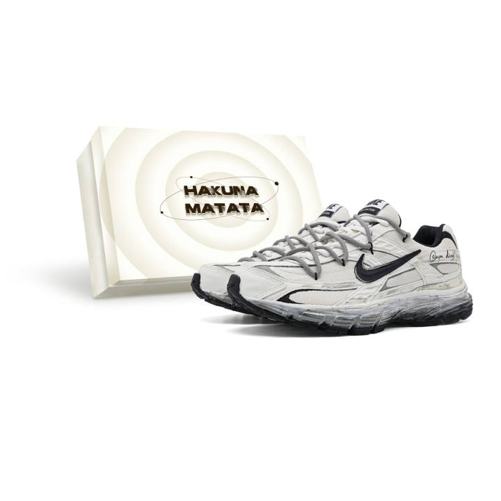 Nike Nike Initiator Mesh Cushioning Abrasion Resistant Breathable Low top Running Shoes Unisex Ecru