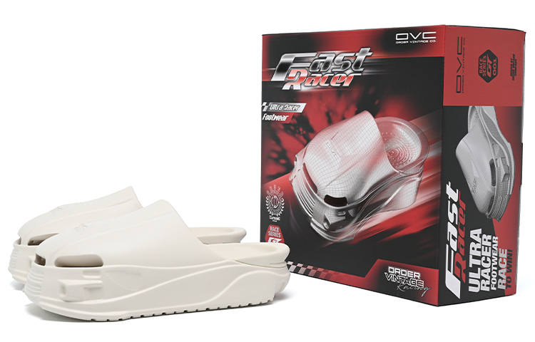 OLD ORDER OLD ORDER Closed Toe Slippers Unisex Ivory White