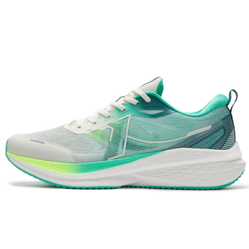 XTEP Fabric Low top Casual Running Shoes Men's White Green