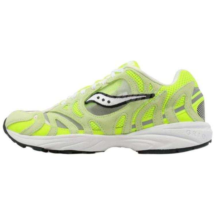 Saucony Grid Azura 2000 Slip Resistant Abrasion Resistant Low top Running Shoes Men's Yellow