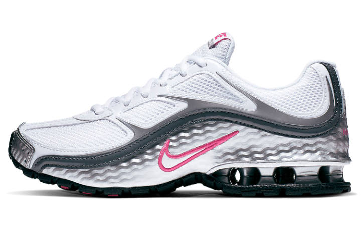 Nike Nike Reax Run 5 White Metallic Silver Women's