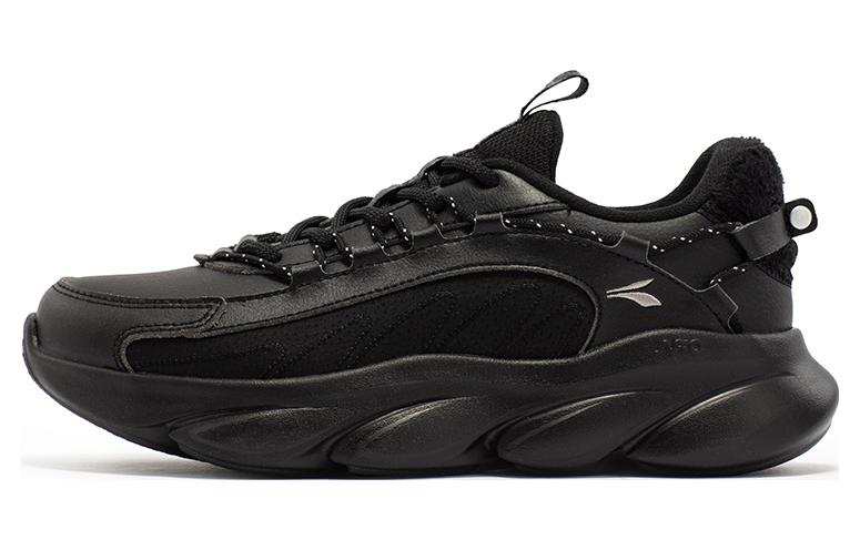 361° Comfortable Cushioning Abrasion Resistant Cushioning, Wear Resistant Low top Running Shoes Women's Black