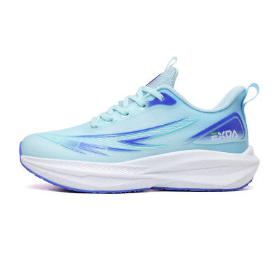 PALATIAL Running Shoes Men's Low Top White Orange/Ice Blue/White Yellow