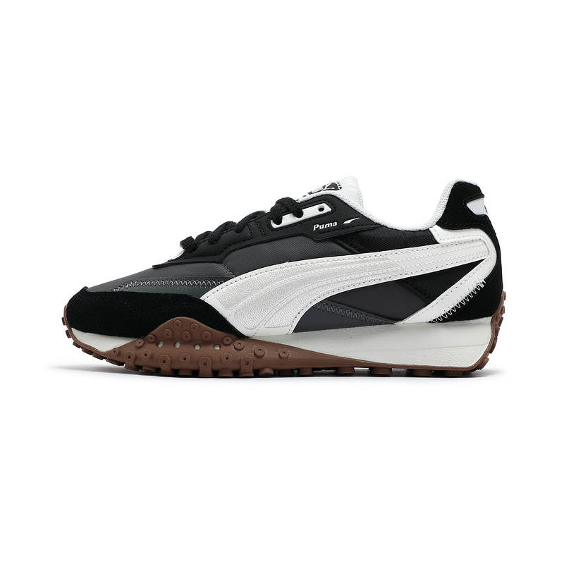 PUMA Blktop Rider Textile, Split Cow Leather, Artificial Leather Abrasion Resistant Low top Casual Shoes Unisex
