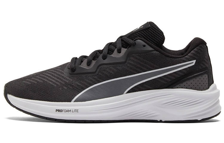 PUMA Aviator Profoam Sky Fabric Cushioning Slip Resistant Abrasion Resistant Low top Running Shoes Unisex Black White