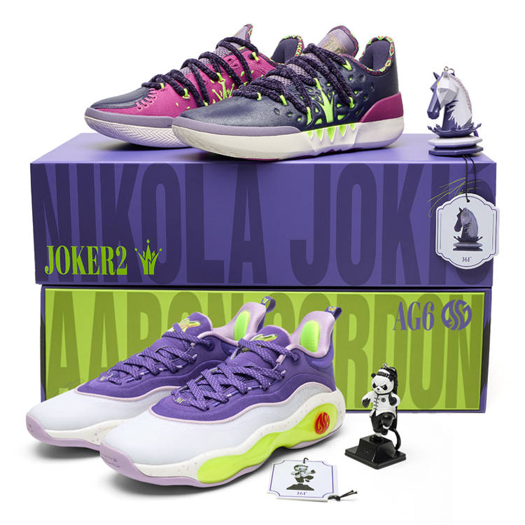 361° Joker2 Nikola Jokic 2 Cushioning Abrasion Resistant Anti Twist Low top Basketball Shoes Men's