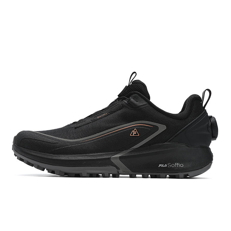 FILA Wear resistant And Lightweight Low top Running Shoes Women's Black