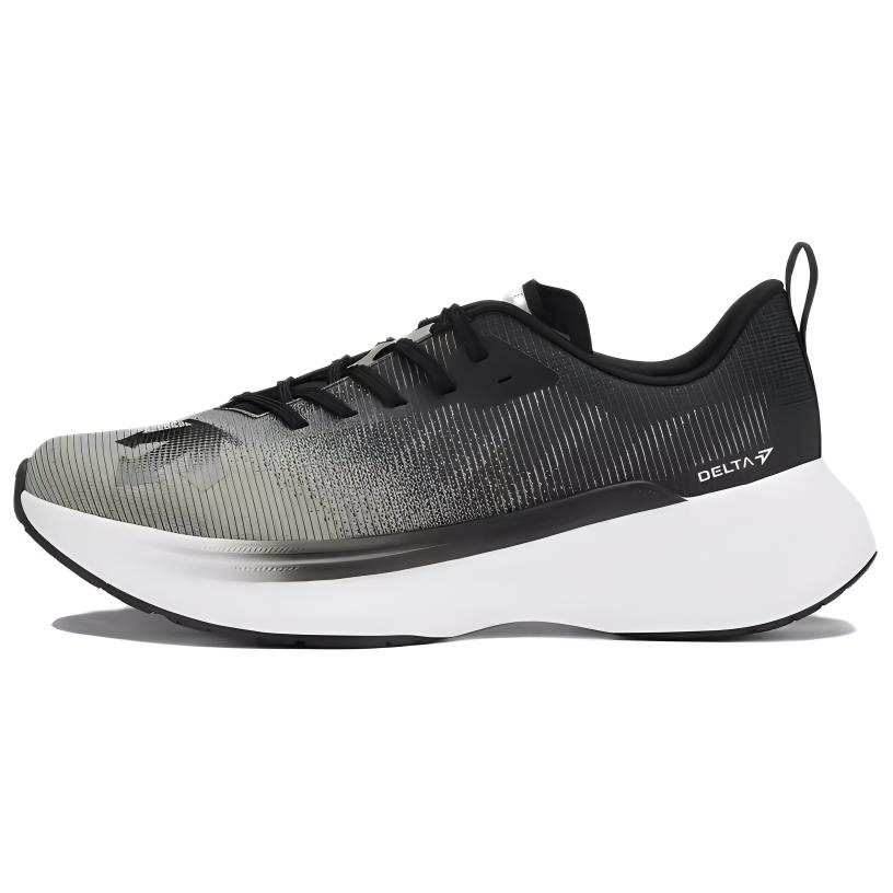 DESCENTE DELTA Cushioning Abrasion Resistant Breathable Low top Running Shoes Men's Dark Gray