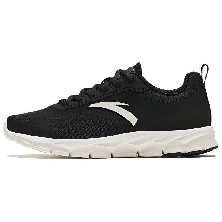 Anta Breathable Abrasion Resistant Low top Running Shoes Women's Black White