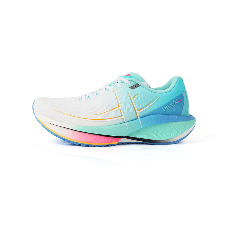 XTEP 360X 2.0 Low top Carbon Plate Marathon Training Physical Fitness Test & Exam Running Shoes Men's Blue White