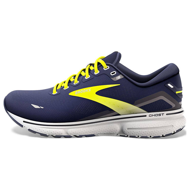 Brooks Ghost 15 Mesh Cushioning Breathable Cushioning Breathable Low top Running Shoes Men's Dark Blue