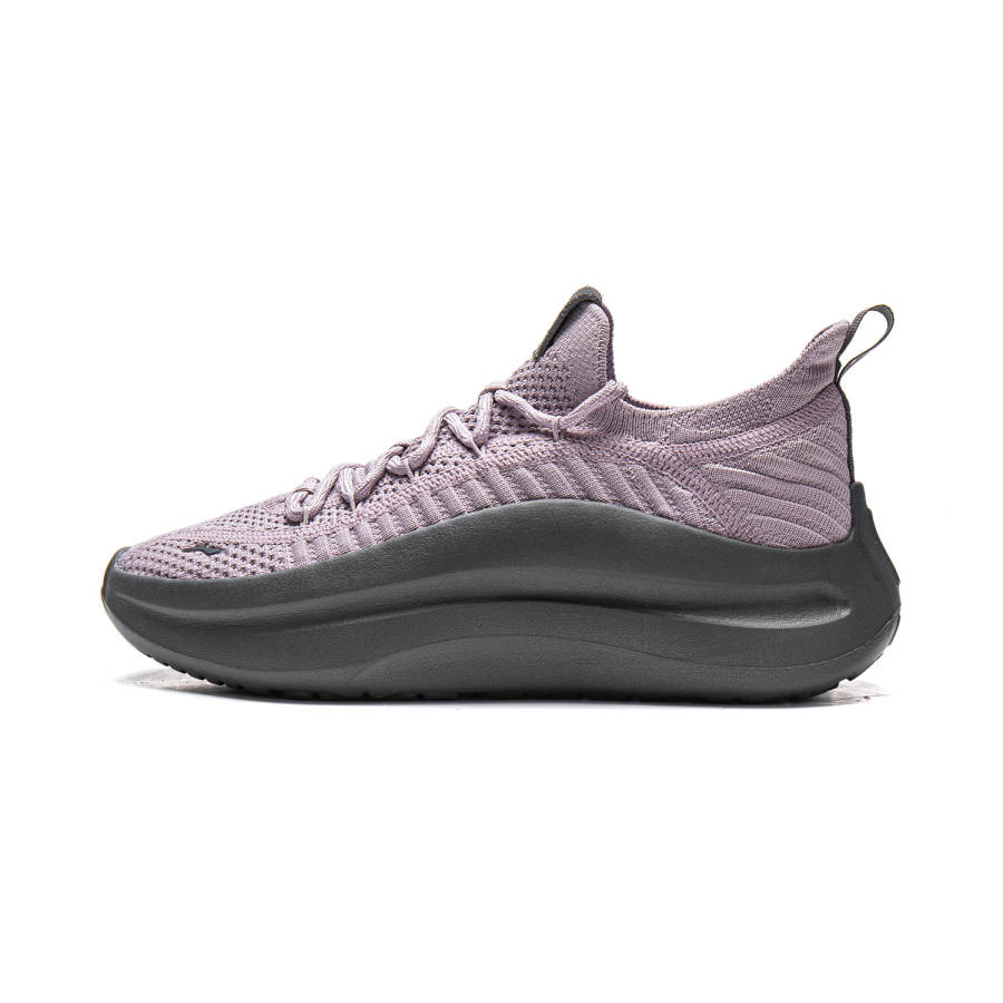 Li-Ning Li Ning Cloud Wave Knit Low top Casual Shoes Women's Purple