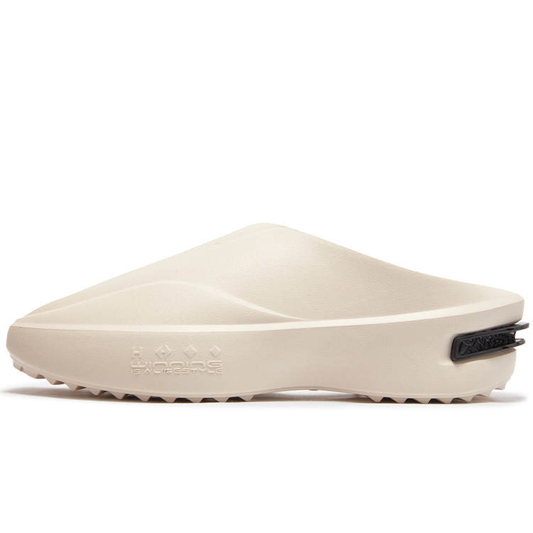 361° Joker Cyber Abrasion Resistant Slip Resistant Closed Toe Slippers Unisex Lotus Seed White