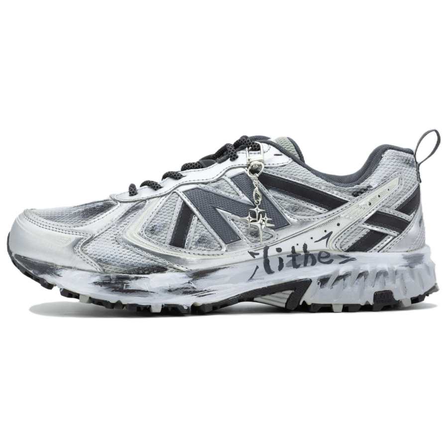 New Balance New Balance NB 410 V5 Cushioning Slip Resistant Abrasion Resistant Low top Running Shoes Unisex Silver