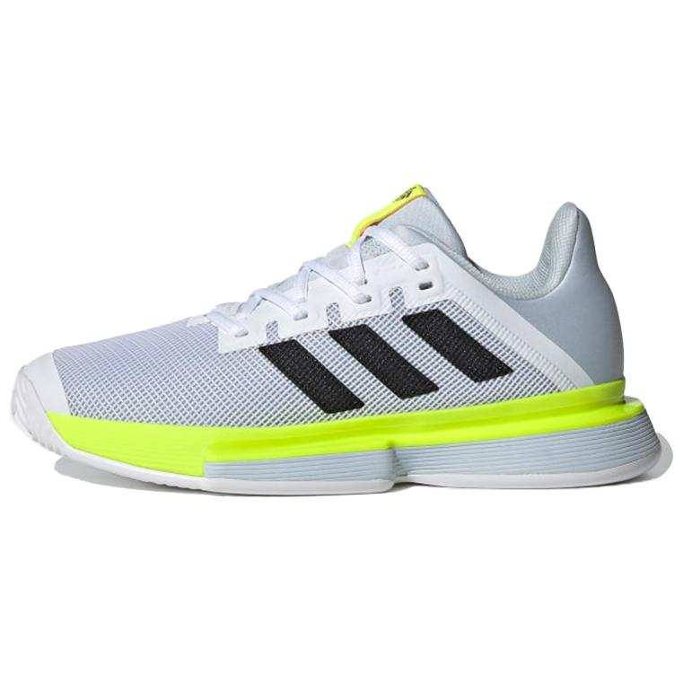 Adidas Adidas Solematch Bounce Comfortable And Trendy Mesh, Textile Breathable Low top Running Shoes Women's Gray Black Green