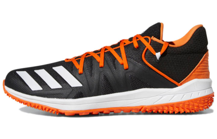 Adidas Adidas Speed Turf Breathable Low top Running Shoes Men's Black Orange