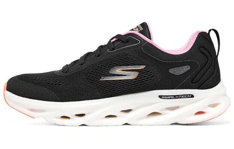 Skechers Go Run Swirl Tech 'Black White Pink' Women's