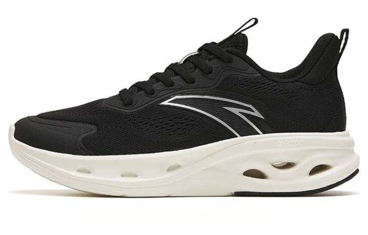 Anta Energy Ring Comfortable Slip Resistant, Abrasion Resistant, Lightweight Low top Running Shoes Women's Black White