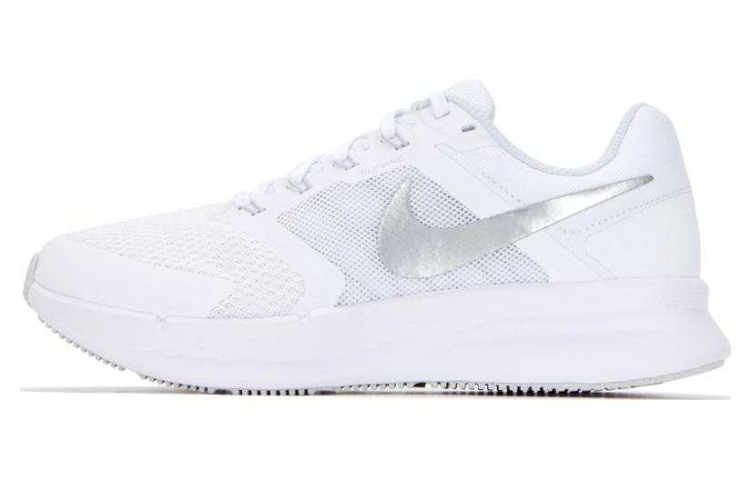 Nike Nike Run Swift 3 Fabric Cushioning Slip Resistant Breathable Low top Casual City Commuting Running Shoes Women's White
