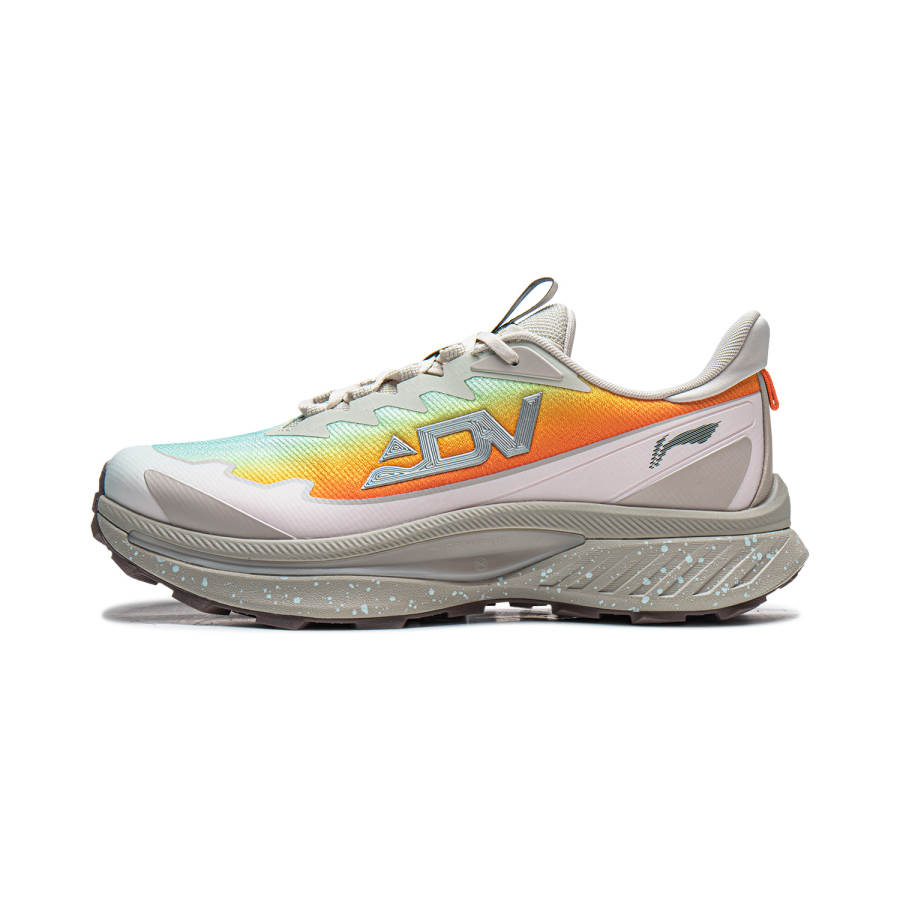 Li-Ning Li Ning Chasing The Sky Low top Trail Running Shoes Men's White Orange
