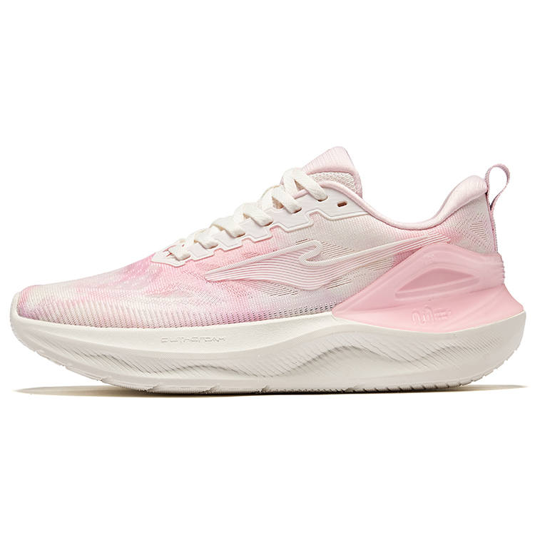 Erke Cushioning Breathable Rebound Low top Sprint Running Shoes Women's Microcrystal Lotus Petal Pink