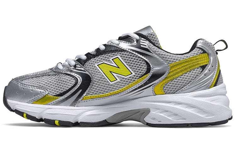 New Balance New Balance NB 530 Retro Sports Low top Casual Running Shoes Unisex Gray Yellow D Width
